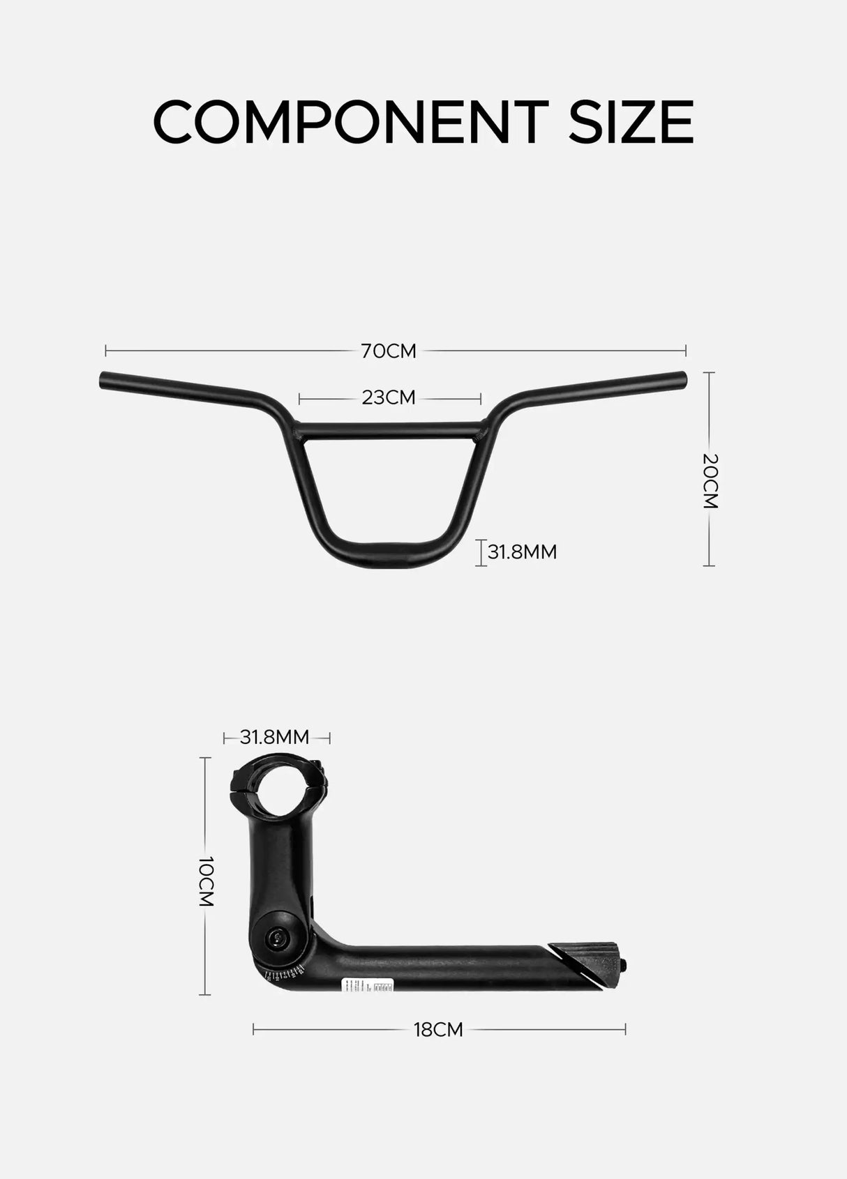 Kierownica BMX do EP-2 Pro i EP-2 Boost i Engine X